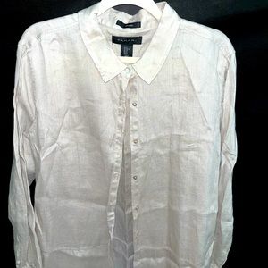 Tahari linen shirt
